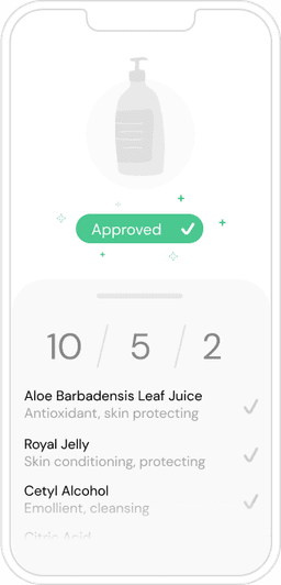ingredient insights screen example